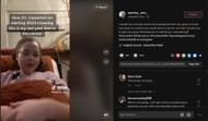 Samatha Ann often addressed her cancer in the videos, and updated the fans of her condition. (Image via TikTok)